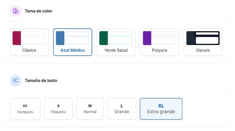Configuración de apariencia