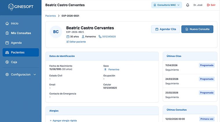 Expediente del paciente